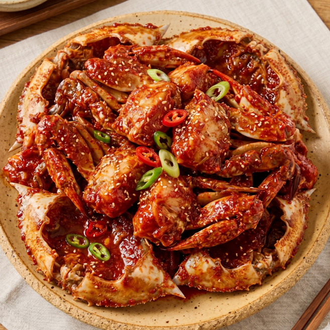 프리미엄 국내산 연평도 양념게장 꽃게장, 1kg, 1개