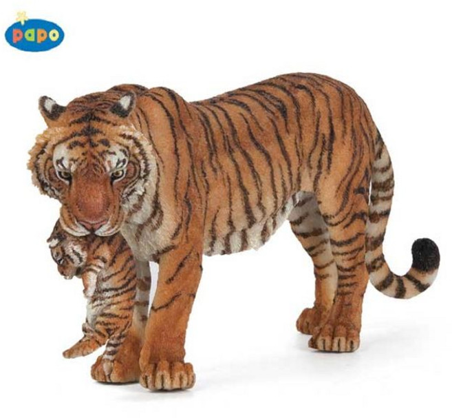 동물피규어 파포 동물모형 아기 엄마 호랑이