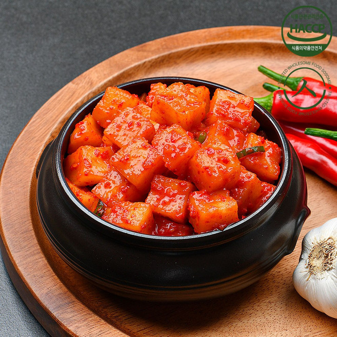 소솜시 국내산 깍두기 썰은무 무김치, 1개, 5kg