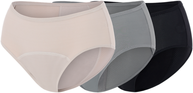 [하성민기업] 앞판도 방수되는 타공양면위생팬티 3매입