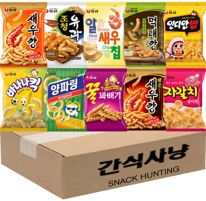 농심 과자 10종 세트, 1개
