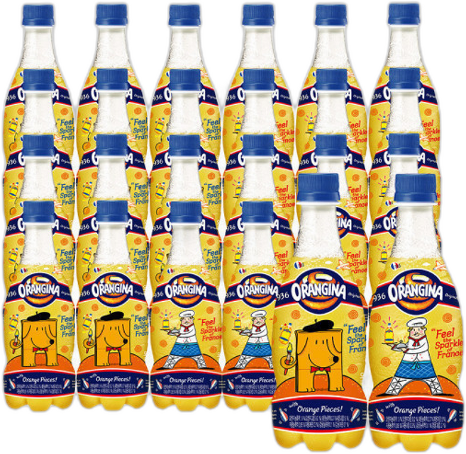 오랑지나 Xet 과즙음료/청량음료/과일맛음료/오렌지음료/탄산음료, 420ml, 1개