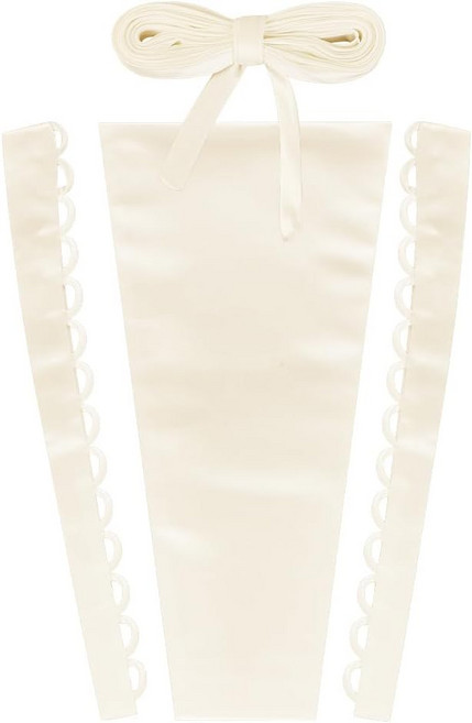 새틴 코르셋 세트 조절 가능한 끈 웨딩 무도회 드레스 장식