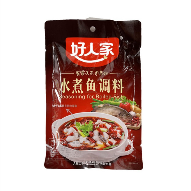 好人家 水煮肉片 호인가 수이주러우팬 100g, 1개