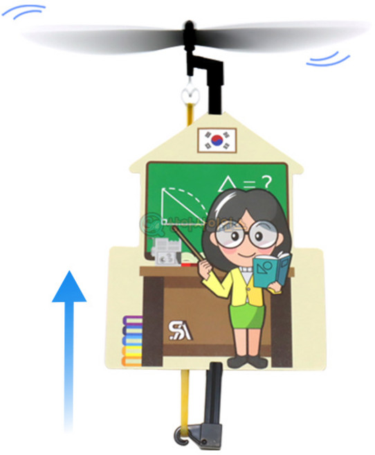 SA 내 꿈을 펼쳐라다빈치 헬리콥터(5인 세트) 방과후수업 초등 중등 만들기키트 직업 풍력실험