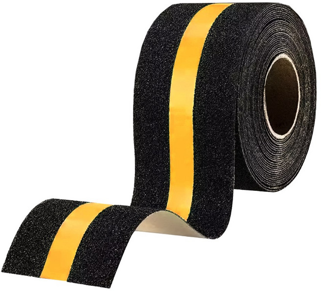 휴크래프트 미끄럼방지 반사 테이프 옐로우 (50mm)*(10m) 계단 공사장, 1개