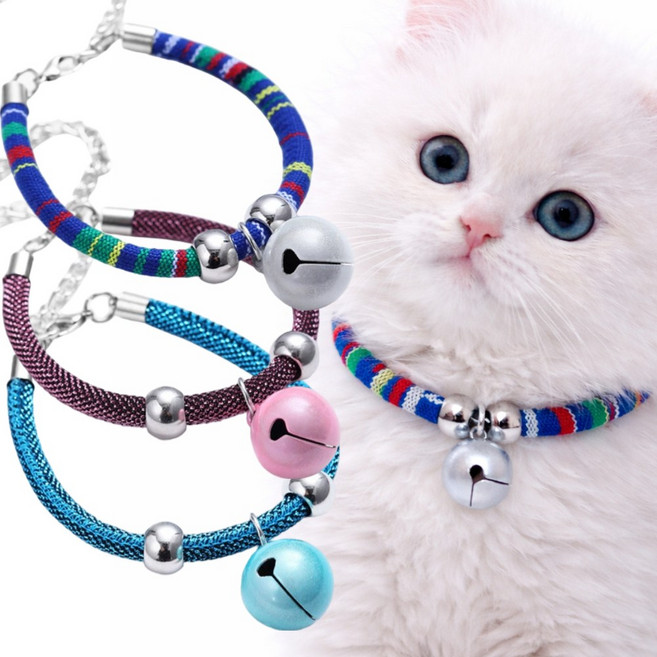 다이룸마켓 럭셔리 고양이 방울 목걸이, 3개, 세트A