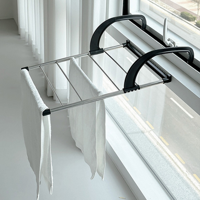 코시나 국내생산 창틀 걸이형 빨래건조대 미니, 상세페이지 참조