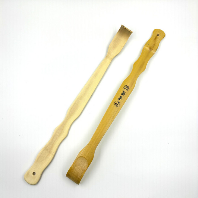 대나무 효자손 46.5cm 등긁개 등마사지 안마기 지압봉 효도손, 1개