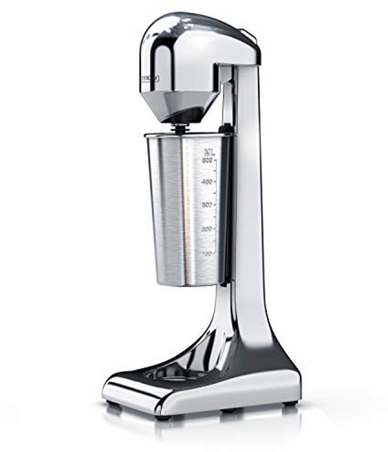 Arendo-음료 믹서-음료 믹서-전기 스탠드 믹서-셰이커-500ml 컵-100W 22000rpm-2 단계 속도-단백질 음료 스무디 에그 화이트 밀크 셰이크 칵테일-GS, 1개