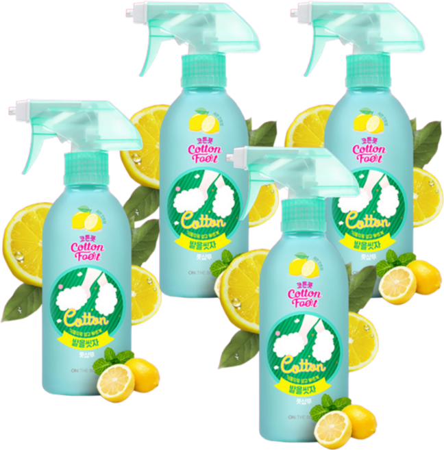 온더바디 발을씻자 레몬민트385ml x 4, 1개입, 4개, 385ml