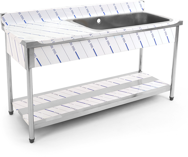 업소용 싱크대 1조 2조 600 900 1200 1500 씽크대 개수대 세정대, 1조좌날, 수전 포함