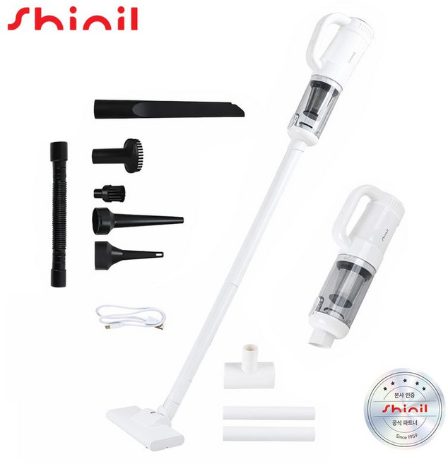 신일 무선 청소기 2IN1 핸디 스틱형, 화이트, SVC-YZ960BW