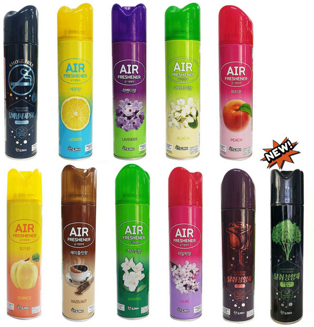 산도깨비 공기청향제 냄새제거제 탈취청향제 탈취제 실내용 방향제, 1개, 239g