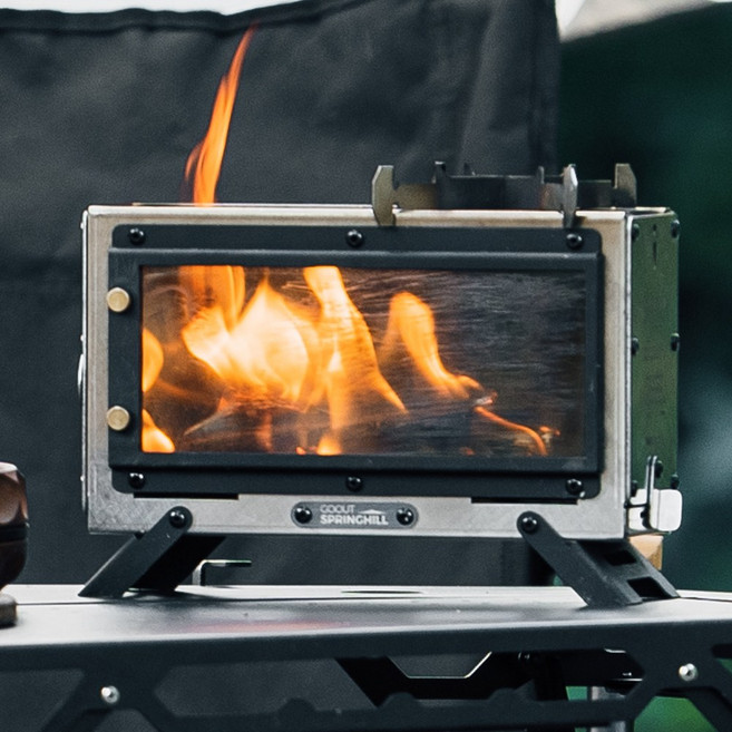 GOOUT SPRINGHILL 캠핑화로대 캠핑난로 미니화로 화로 수납백 포함