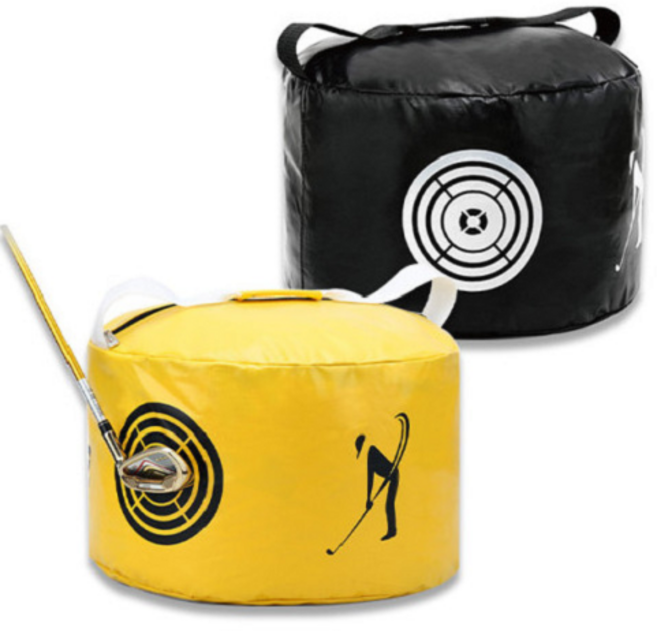 케이디코 임팩트백 골프 파워백 스윙백 골프 스윙연습기, 옐로우