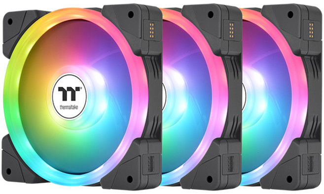써멀테이크 SWAFAN EX12 ARGB Sync TT 프리미엄 에디션 시스템쿨러 블랙 (3PACK), 선택하세요, 1개