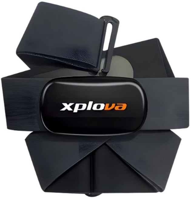 Xplova HS5 心率感測器 藍牙ANT+雙模傳輸 運動心率監測, 黑, 1個