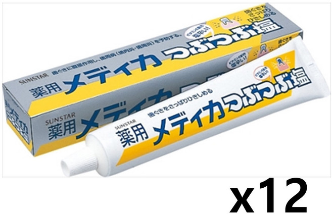 일본 선스타 소금치약 170g 12개