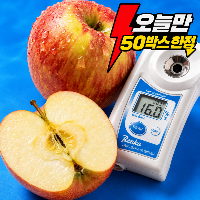 [재구매1위]하루50박스 고당도 못난이사과 부사사과 초특가, 1박스, 10kg