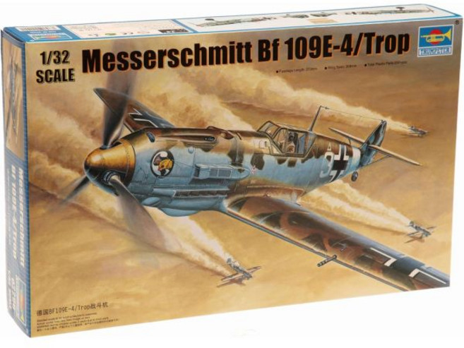 12338556 프라모델 비행기 헬리콥터 모형 항공기 헬기 전투기 미니어처 트럼펫터 1/32 빅스케일 에어크래프트 시리즈 독일군 메서슈미트 Bf109E-4/Trop 플라모델