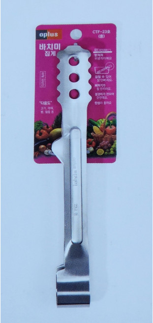 [셰프앤쿡] 스텐 바치미 치킨집게 고기집게 셀러드 다용도 집게, 바치미집게 왕대 30cm, 1개