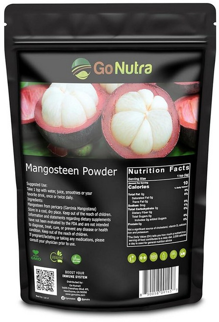 Go Nutra 유기농 Maqui 베리 파우더 | 영양 및 맛을 위해 동결 건조 Maqui 슈퍼푸드 | 칠레 재배 | 항산화 물질 및 폴리페놀 | GMO 프리 및 글루텐 프리, 2-1개 (1팩)