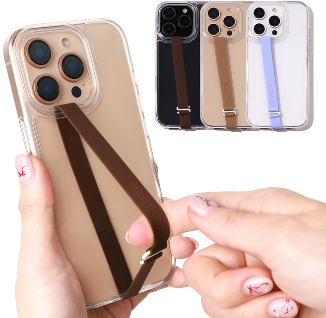 하이루프 HIGHLOOP 실리콘 폰스트랩 핑거스트랩 핸드폰 줄 3개세트, 1개, SP03.어스