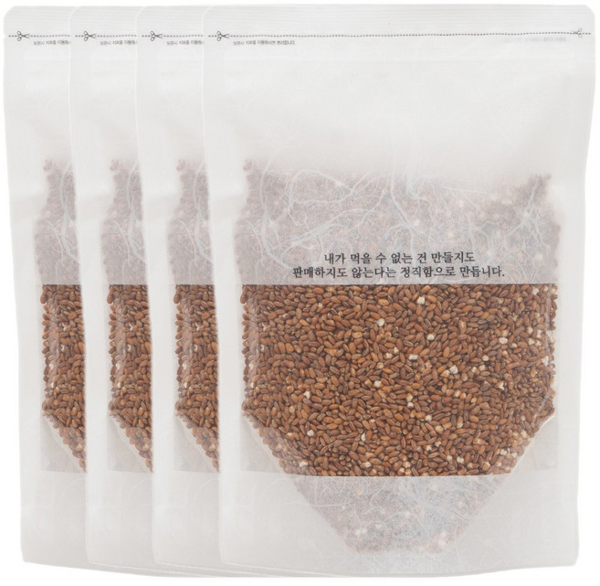 더바른상회 볶은 현미차, 4개, 1개입, 500g