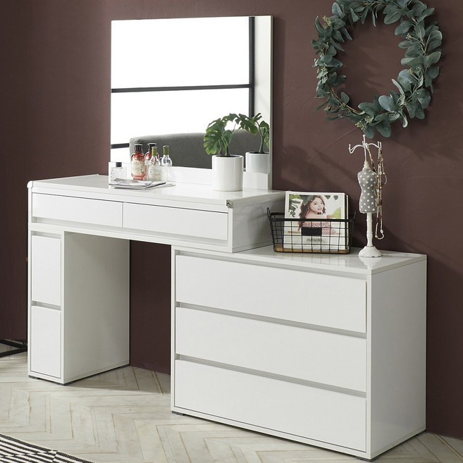 [보루네오] 엘리브 포엠 3단 800 서랍장 pe028-1, 화이트