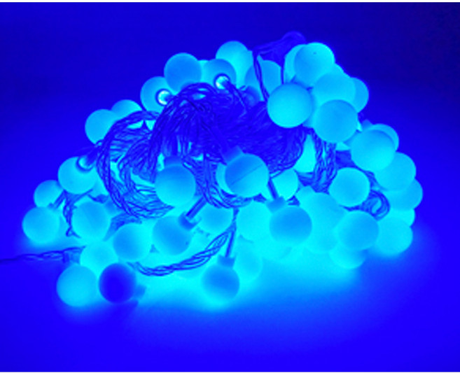 선세이브 LED 앵두전구 100구 전원미포함 크리스마스 조명 트리 전구, 블루, 1개