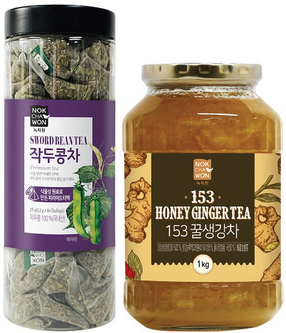 환절기건강 기획세트 (작두콩차60T+생강차1kg), 단품, 1개