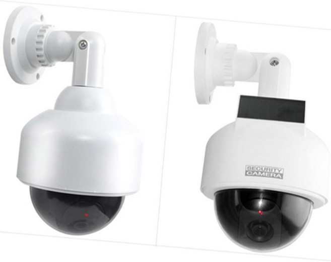 TW 진짜같은 가짜 CCTV 원형 카메라 모형, 상세표기, 1개