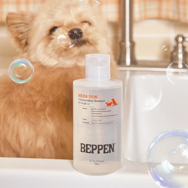 베픈 메디톡 클로르헥시딘 강아지 발사탕 고양이 약용 샴푸 200ml (동물병원 입점완료) 1+1, 2개, 200g - 쿠팡