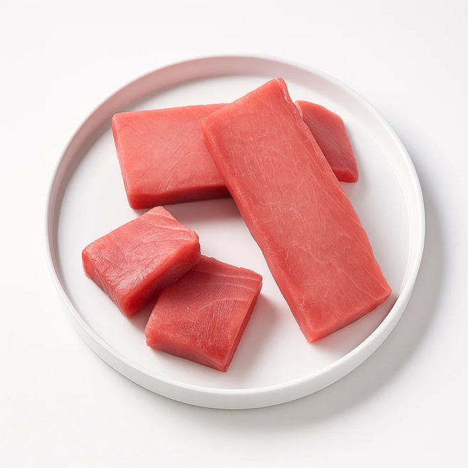 [노인과 참치] 참치회 속살 (눈다랑어/참다랑어) 500g 냉동참치, 1개, 눈다랑어 속살 500g