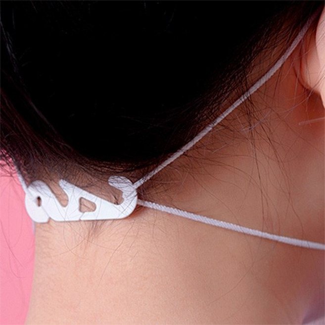 (당일발송)마스크 고리 S형 귀보호 귀걸이 이어가드 귀통증 밴드 끈조절 귀아픔방지, 1개