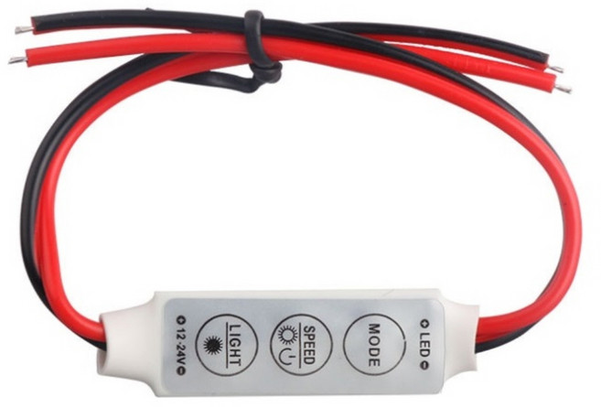 LED 컨트롤러 / 유선디머 / 단색컨트롤러 / DC 12V-24V, 1개