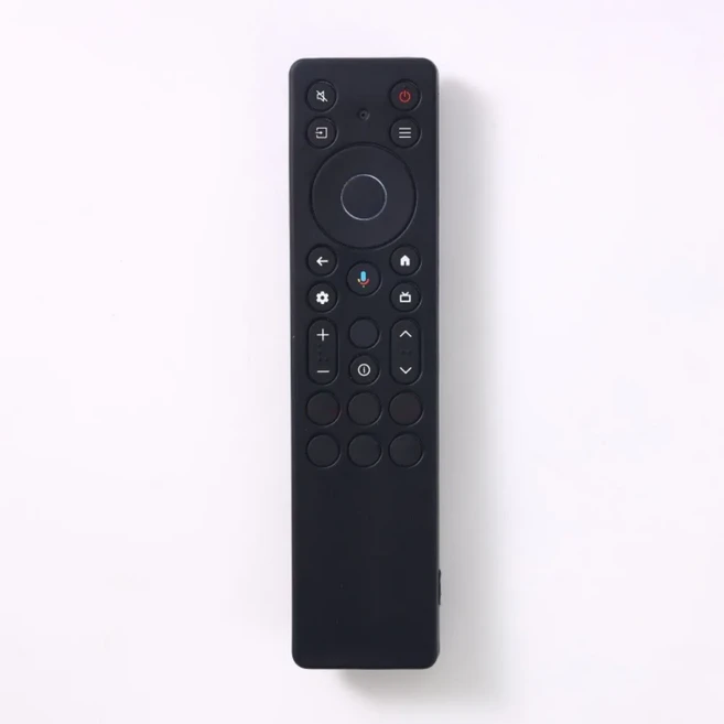TCL RC923A/RC813A 용 끈 보호 장치가있는 실리콘 보호 케이스 리모컨 커버 충격 방지 리모컨 슬리브, 02 Black