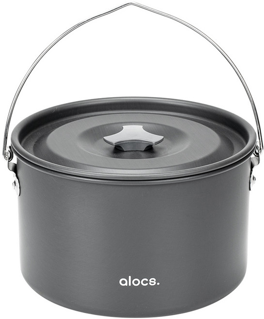 알록스 슈퍼 자이언트 야외용 냄비 CW-C81, 1개, 그레이