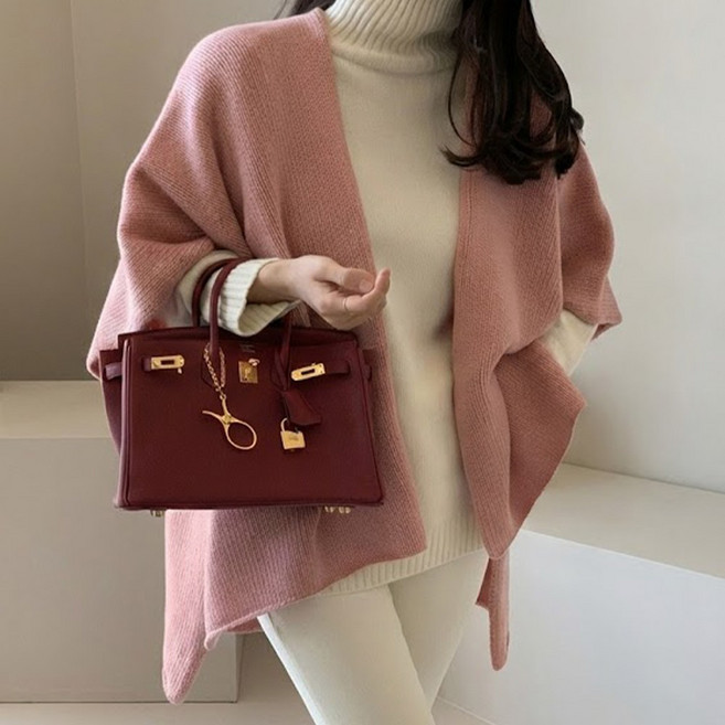 타니즈 로코몬 루즈핏 여성 숄 가디건