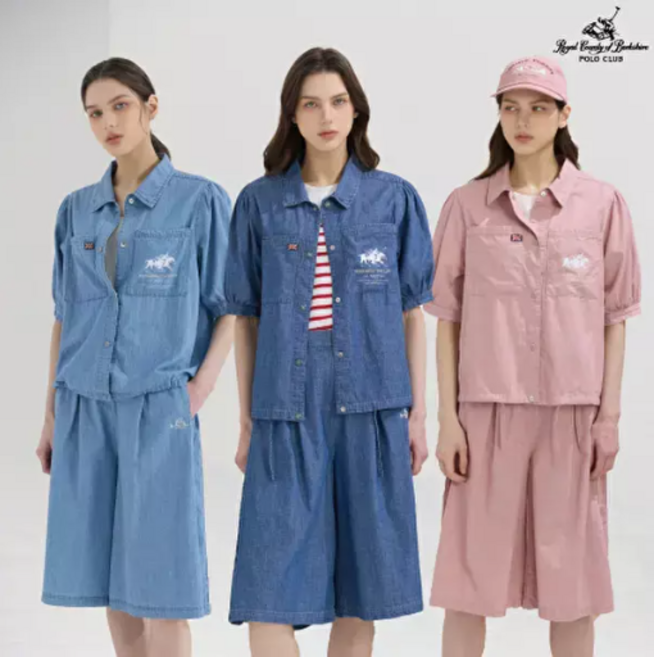 [RCB폴로클럽] 26S 여성 썸머 데님 셋업 2종 (R609W) 5548454