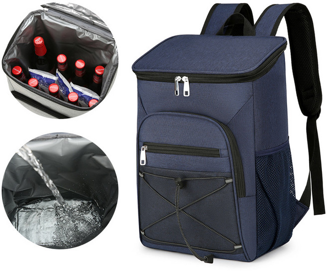 SERMER 보온보냉 백팩 쿨러백 대용량25L, 1개, 네이비