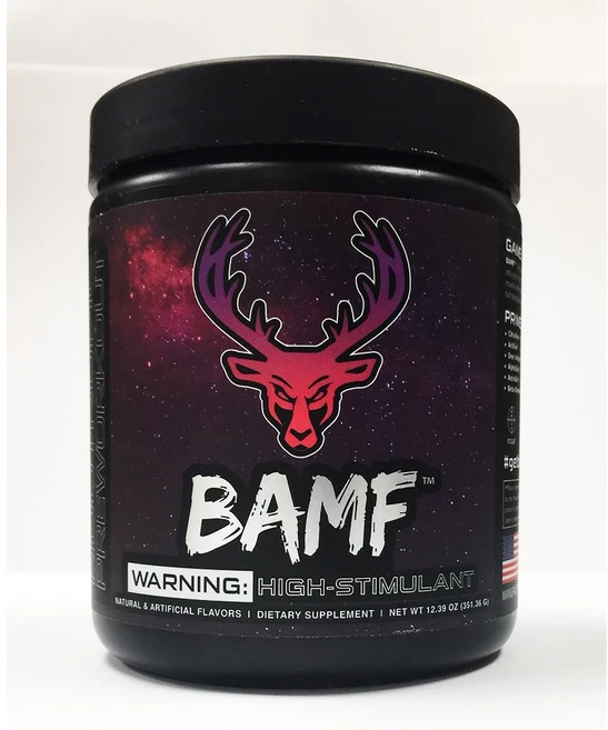 Bucked Up BAMF High-Stim Focus 프리워크아웃 30서빙, JUNGLE JUICE(EXP 04/26), 1개, 351g - 쿠팡