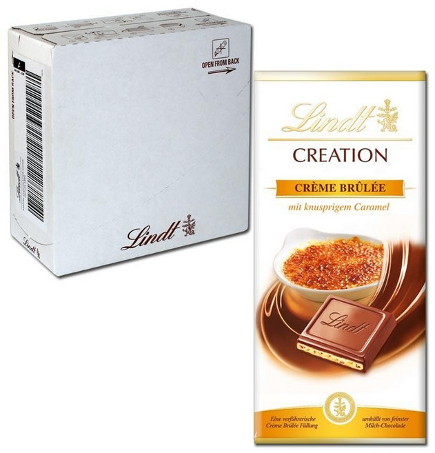 린트 크리에이션 초콜릿바 크림 브륄레 150g x 14개 1박스