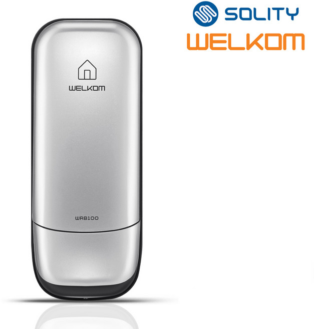 솔리티 웰콤 WRB100 실버 비밀번호전용 도어록 0초즉시잠금 관리자/마스터기능 허수기능 음량무음가능 현관문 아파트 빌라 방화문 나무문 도어록 전자키 디지털도어락 번호키, 고객직접설치, 고객직접설치