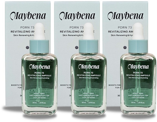 메이베나 주름 탄력 미백 PDRN 73 앰플, 30ml, 3개