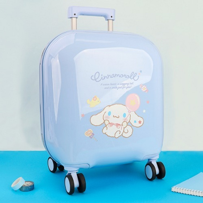 시나모롤 여행용 캐리어 18인치 가방 기내용 어린이 해외 아동 아기 유아 핑크 블루