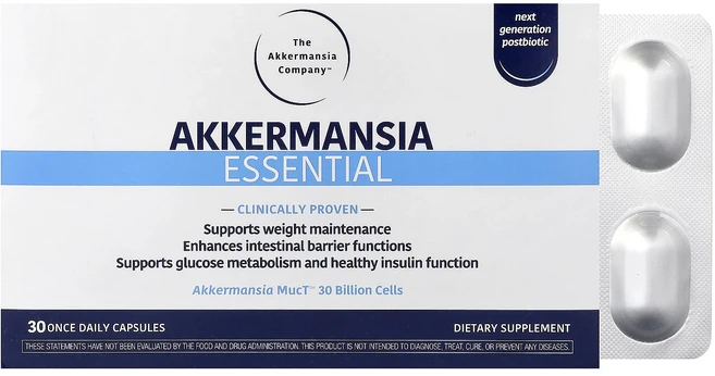 몸관리하세요 겨울입니다 The Akkermansia Company 아커만시아 에센셜 데일리 캡슐 30정(캡슐 1정당 150mg) 특별관리진행, TheAkkermansiaCompany아커만시아에센셜데, 1개 - 쿠팡