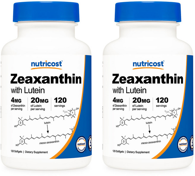 뉴트리코스트 루테인 지아잔틴 20mg 120정 2개