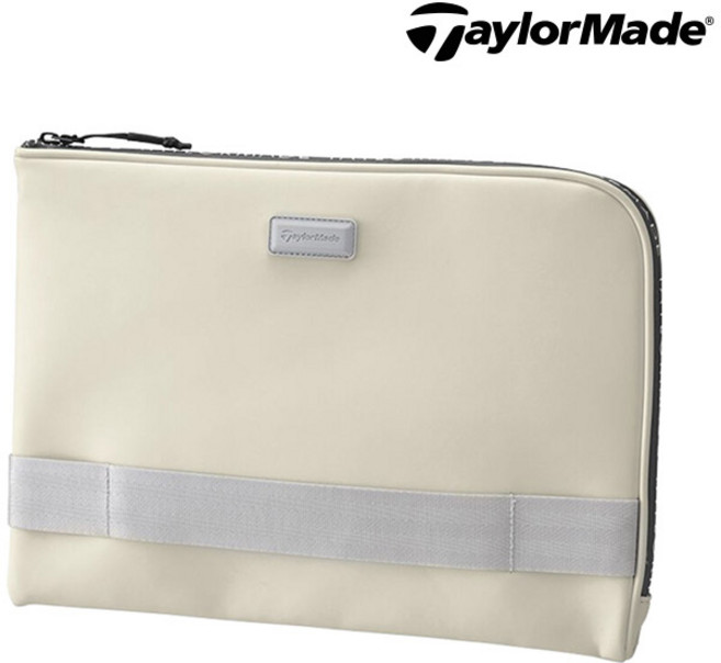 테일러메이드 TD265 시티 테크 클러치 파우치 백, 베이지